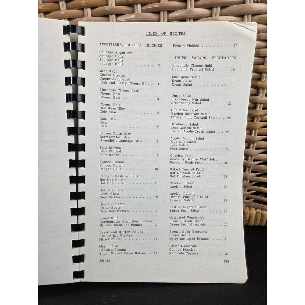 Love Joy United Methodist Church Cookbook Recile Book 1982 Troy, NC